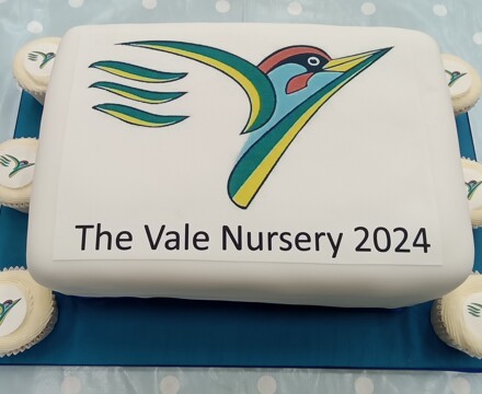 The Vale Nursery Opening - Cake edited