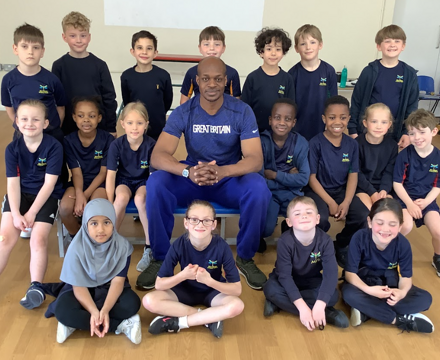 Merstham athlete visit 2