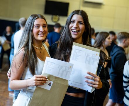 Beacon school celebrated gcse results amalie carr ella abbott