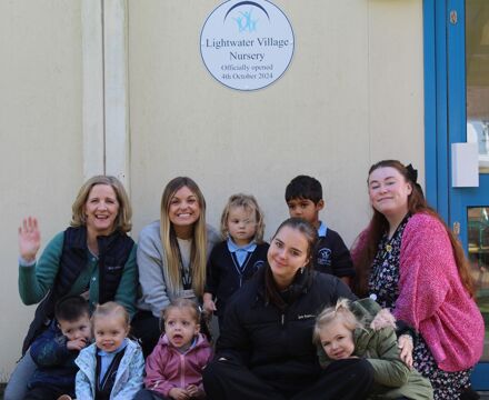 Saplings children and staff